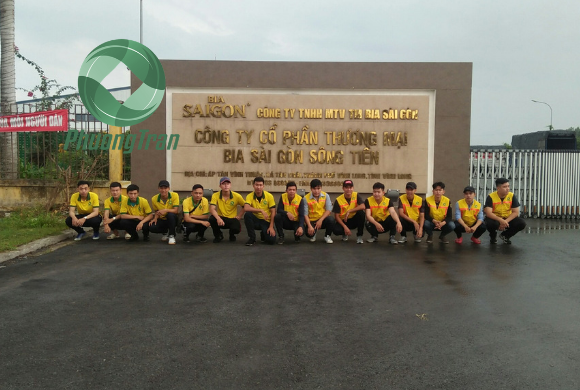 Tổng vệ sinh kho thành phẩm tại công ty Bia Sài Gòn Sông Tiền - Vĩnh Long